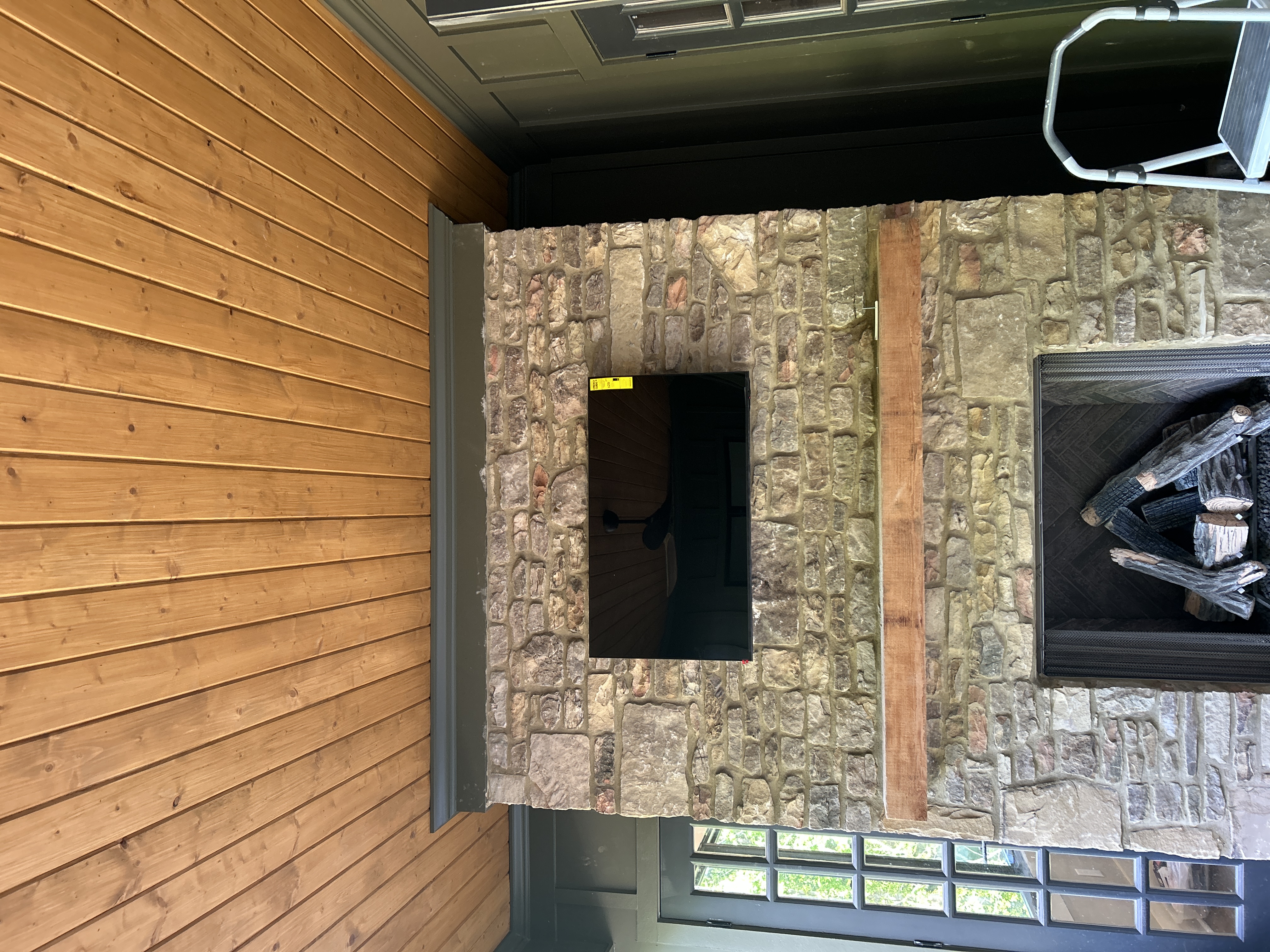 Stone Wall Mount by PureShine Handyman Services in North Atlanta