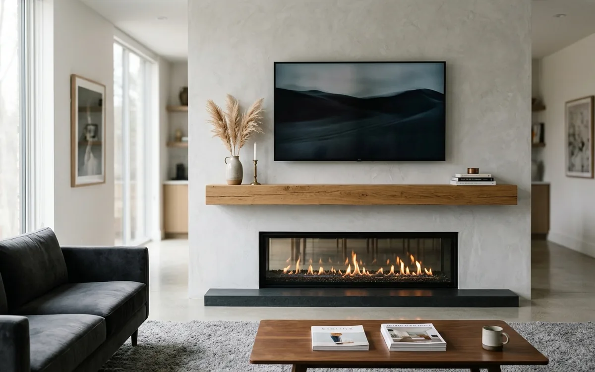 Fireplace / Over-Mantel Mount by PureShine Handyman Services in North Atlanta